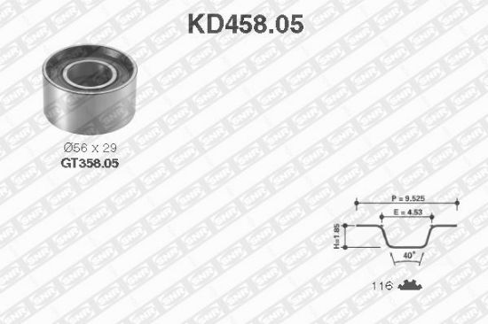 Obrázok Sada ozubeného remeňa SNR  KD45805