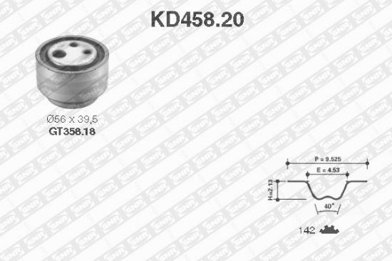 Obrázok Sada ozubeného remeňa SNR  KD45820