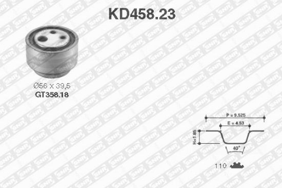 Obrázok Sada ozubeného remeňa SNR  KD45823