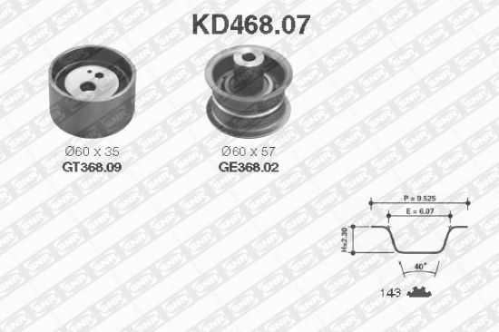 Obrázok Sada ozubeného remeňa SNR  KD46807