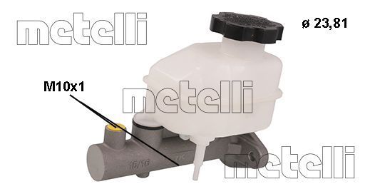 Obrázok Hlavný brzdový válec METELLI  050824