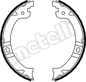 Obrázok Sada brzd. čeľustí parkov. brzdy METELLI  530027