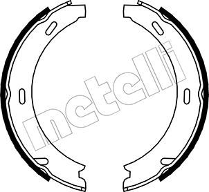 Obrázok Sada brzd. čeľustí parkov. brzdy METELLI  530233