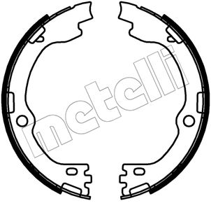 Obrázok Sada brzd. čeľustí parkov. brzdy METELLI  530738