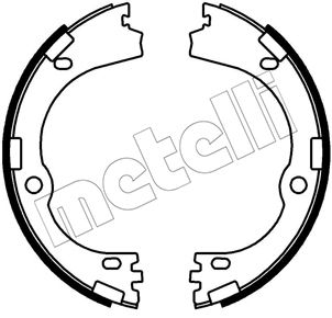 Obrázok Sada brzd. čeľustí parkov. brzdy METELLI  530752