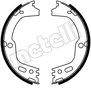 Obrázok Sada brzd. čeľustí parkov. brzdy METELLI  530756