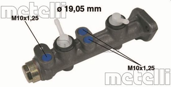 Obrázok Hlavný brzdový válec METELLI  050004