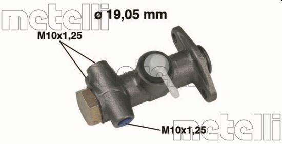 Obrázok Hlavný brzdový válec METELLI  050010