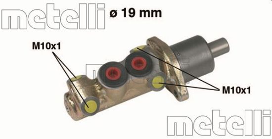 Obrázok Hlavný brzdový válec METELLI  050061
