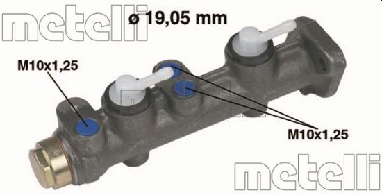 Obrázok Hlavný brzdový válec METELLI  050063