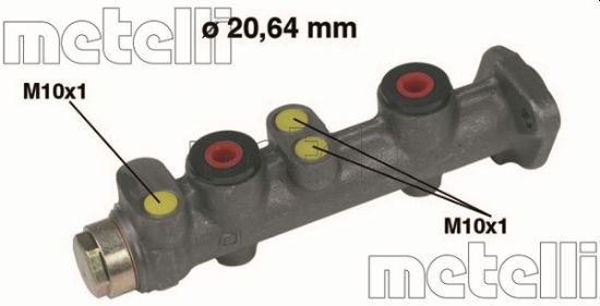 Obrázok Hlavný brzdový válec METELLI  050066