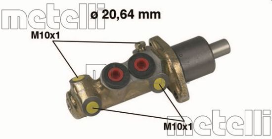 Obrázok Hlavný brzdový válec METELLI  050087