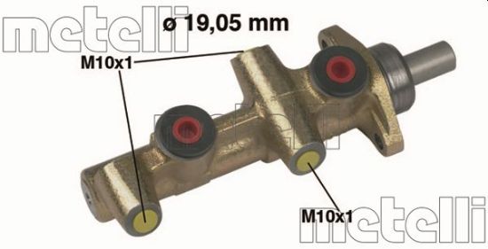 Obrázok Hlavný brzdový válec METELLI  050138