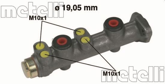 Obrázok Hlavný brzdový válec METELLI  050150
