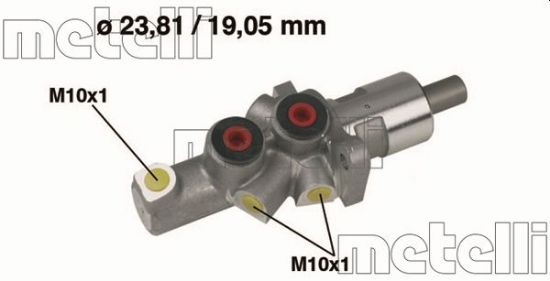 Obrázok Hlavný brzdový válec METELLI  050177