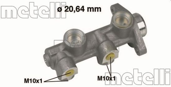 Obrázok Hlavný brzdový válec METELLI  050186