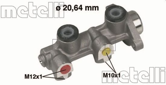 Obrázok Hlavný brzdový válec METELLI  050190
