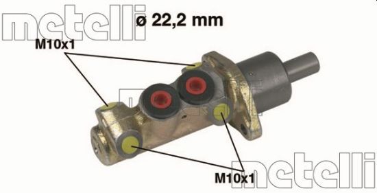 Obrázok Hlavný brzdový válec METELLI  050196