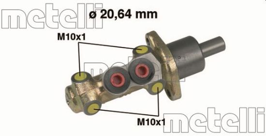 Obrázok Hlavný brzdový válec METELLI  050207