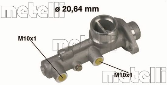 Obrázok Hlavný brzdový válec METELLI  050159