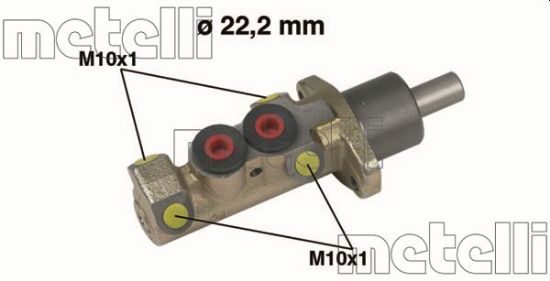 Obrázok Hlavný brzdový válec METELLI  050228