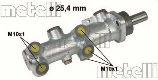 Obrázok Hlavný brzdový válec METELLI  050239