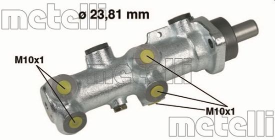 Obrázok Hlavný brzdový válec METELLI  050240
