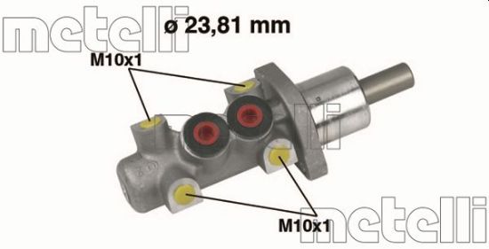 Obrázok Hlavný brzdový válec METELLI  050247