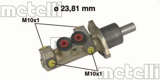 Obrázok Hlavný brzdový válec METELLI  050202