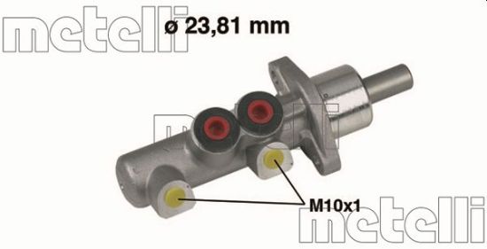 Obrázok Hlavný brzdový válec METELLI  050259