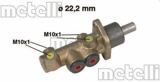 Obrázok Hlavný brzdový válec METELLI  050278