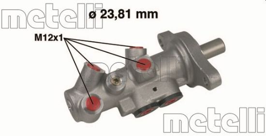 Obrázok Hlavný brzdový válec METELLI  050295