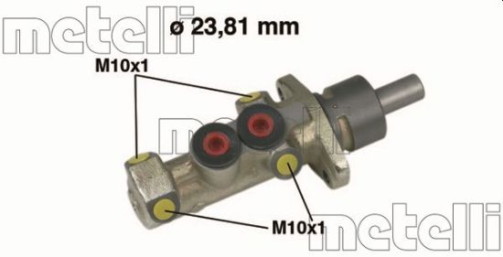 Obrázok Hlavný brzdový válec METELLI  050299