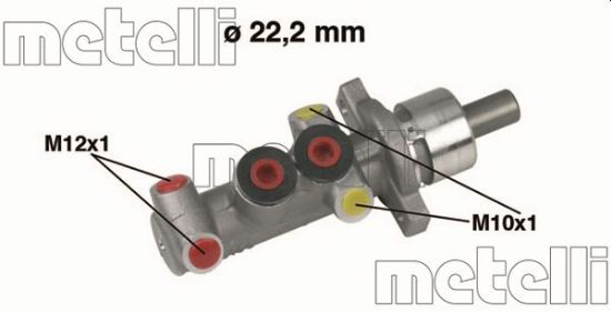 Obrázok Hlavný brzdový válec METELLI  050310