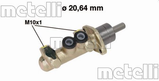 Obrázok Hlavný brzdový válec METELLI  050340