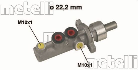 Obrázok Hlavný brzdový válec METELLI  050348