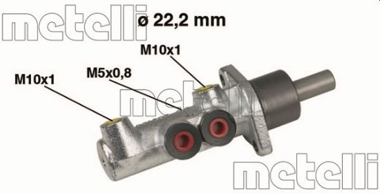 Obrázok Hlavný brzdový válec METELLI  050354