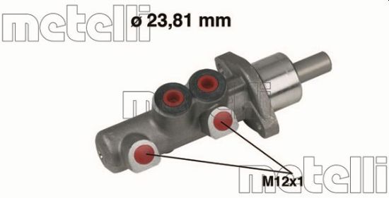 Obrázok Hlavný brzdový válec METELLI  050367