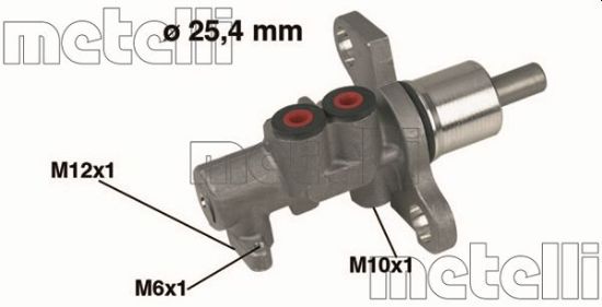 Obrázok Hlavný brzdový válec METELLI  050368
