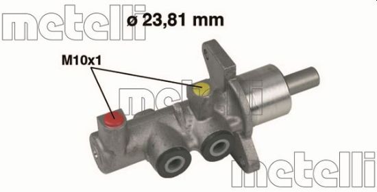 Obrázok Hlavný brzdový válec METELLI  050379