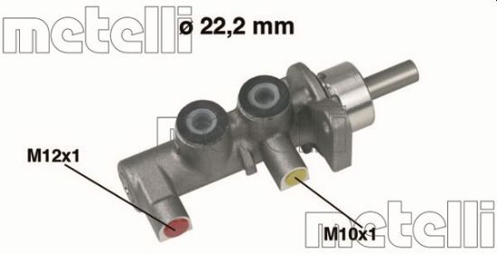 Obrázok Hlavný brzdový válec METELLI  050380