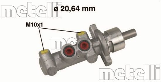 Obrázok Hlavný brzdový válec METELLI  050396