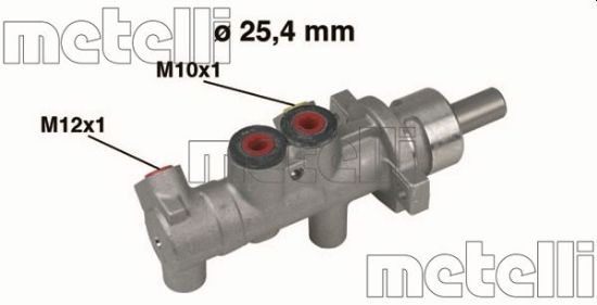 Obrázok Hlavný brzdový válec METELLI  050414