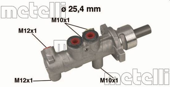 Obrázok Hlavný brzdový válec METELLI  050415