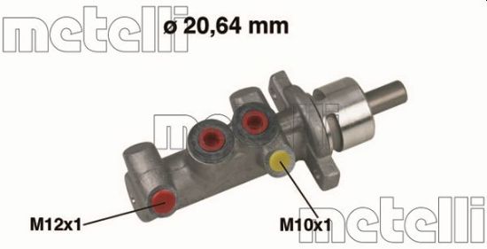 Obrázok Hlavný brzdový válec METELLI  050416