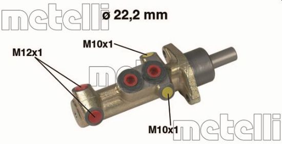 Obrázok Hlavný brzdový válec METELLI  050417