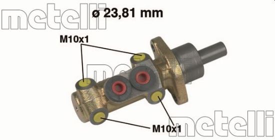 Obrázok Hlavný brzdový válec METELLI  050418