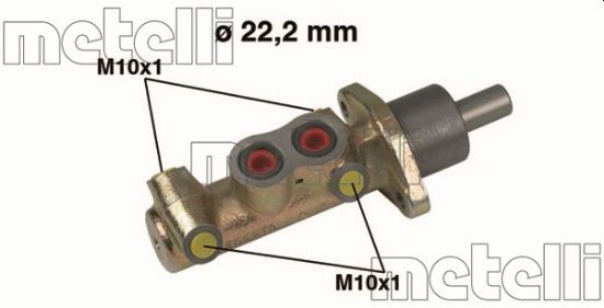 Obrázok Hlavný brzdový válec METELLI  050442