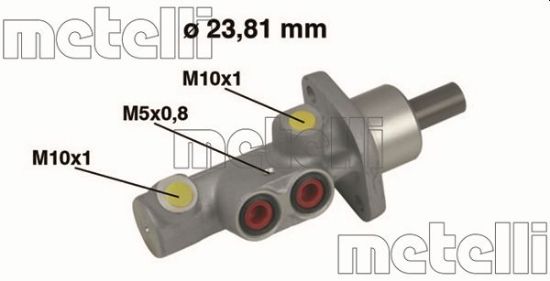 Obrázok Hlavný brzdový válec METELLI  050452