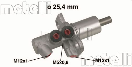 Obrázok Hlavný brzdový válec METELLI  050458